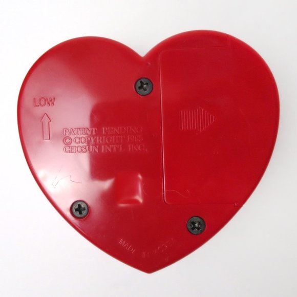 Vtg 80's Heart to Heart Baby Bear Plush With Working Heart - Picture 10 of 11